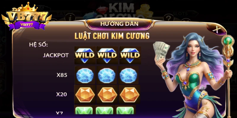 Kim Cương, game nổ hũ đơn giản 3x3 dễ chơi với bất cứ ai Kim Cương, game nổ hũ đơn giản 3x3 dễ chơi với bất cứ ai